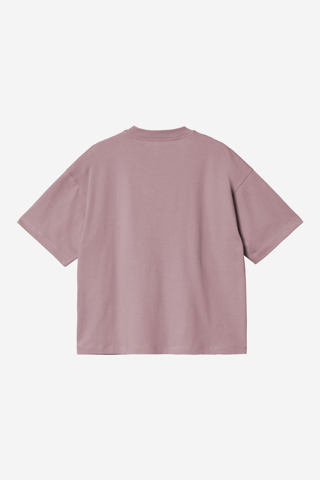 W' S/S Chester T-Shirt - pink hortensia