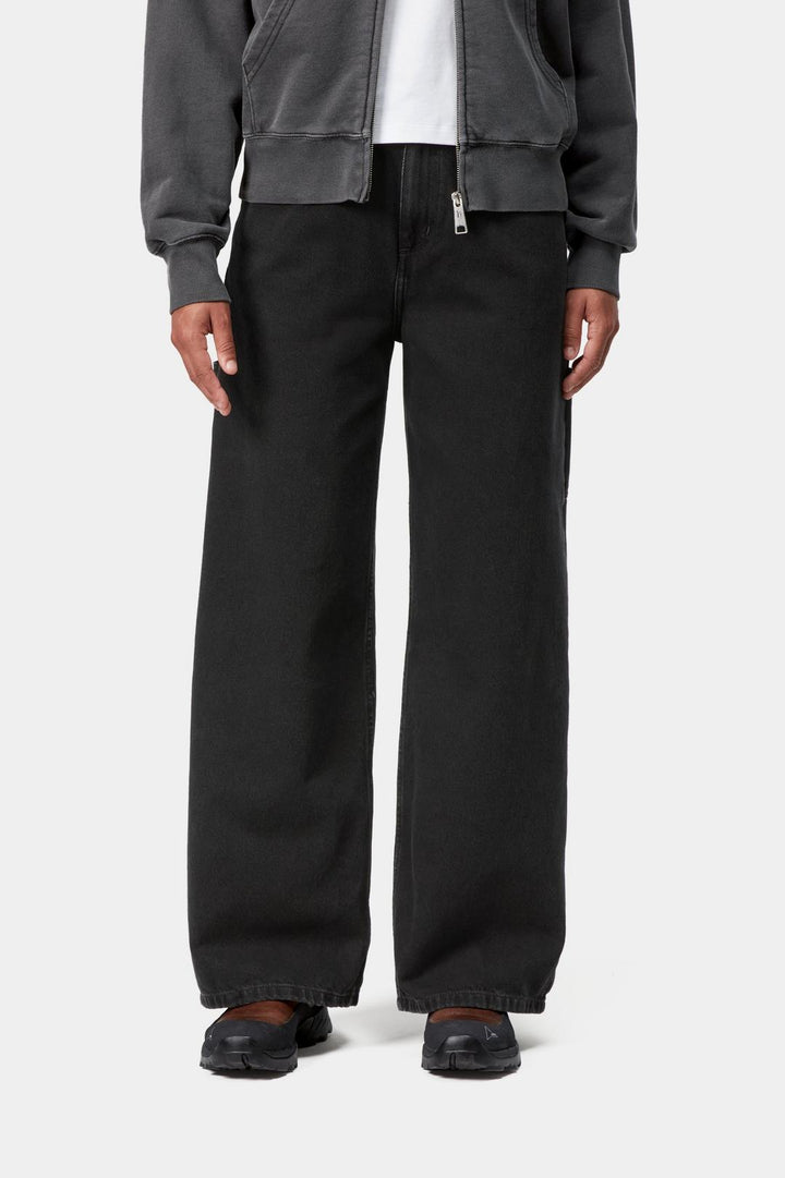 W' Jens Pant Black stone washed