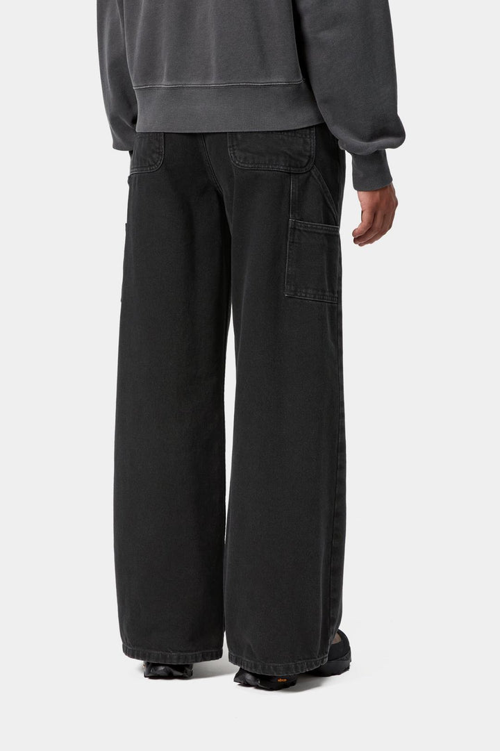 W' Jens Pant Black stone washed