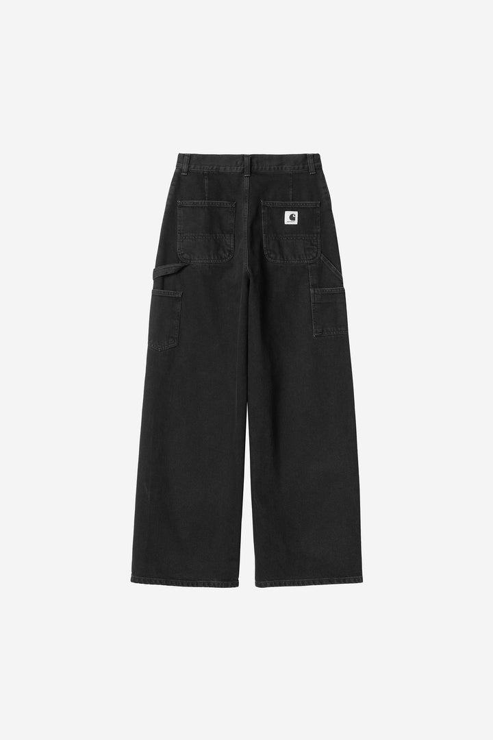 W' Jens Pant Black stone washed