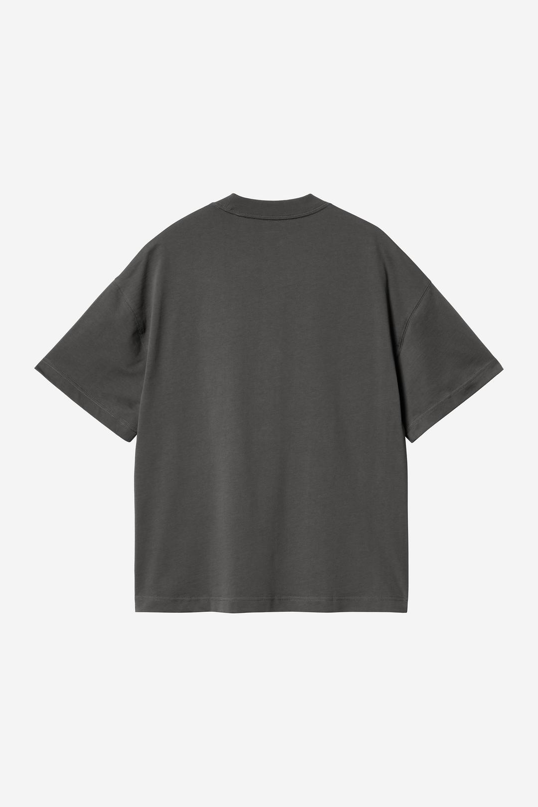S/S Signature Script T-Shirt Graphite / Dark Scarab