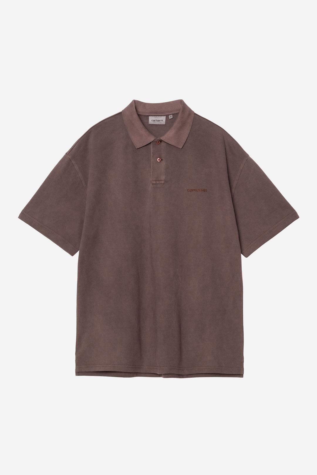 S/S Wayne Polo Palisander garment dyed