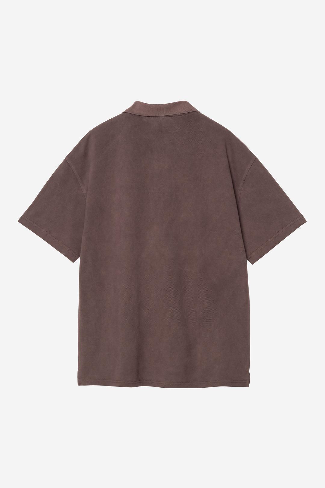 S/S Wayne Polo Palisander garment dyed
