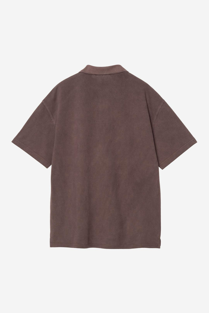 S/S Wayne Polo Palisander garment dyed