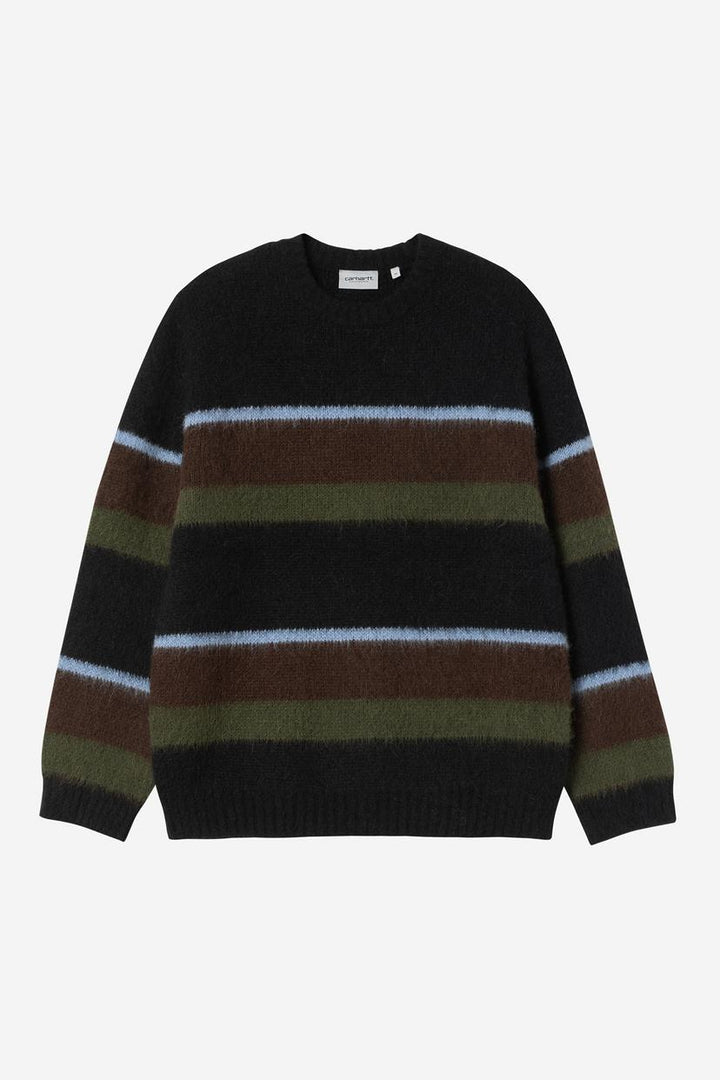 Merton Sweater Sundling Stripe, Palisande