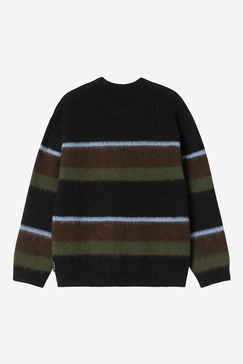 Merton Sweater Sundling Stripe, Palisande