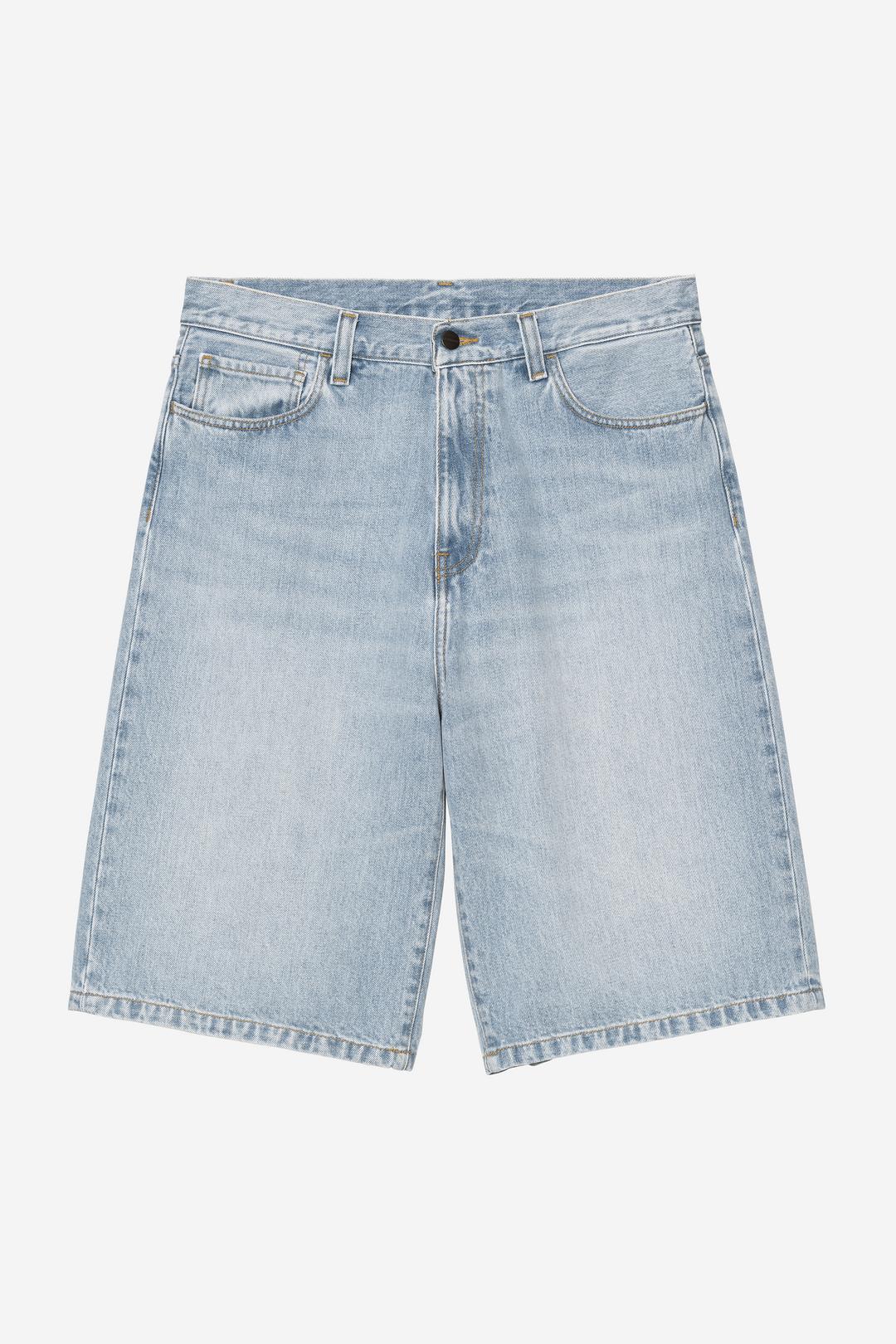 Langdon Short Blue heavy worn bleached no length