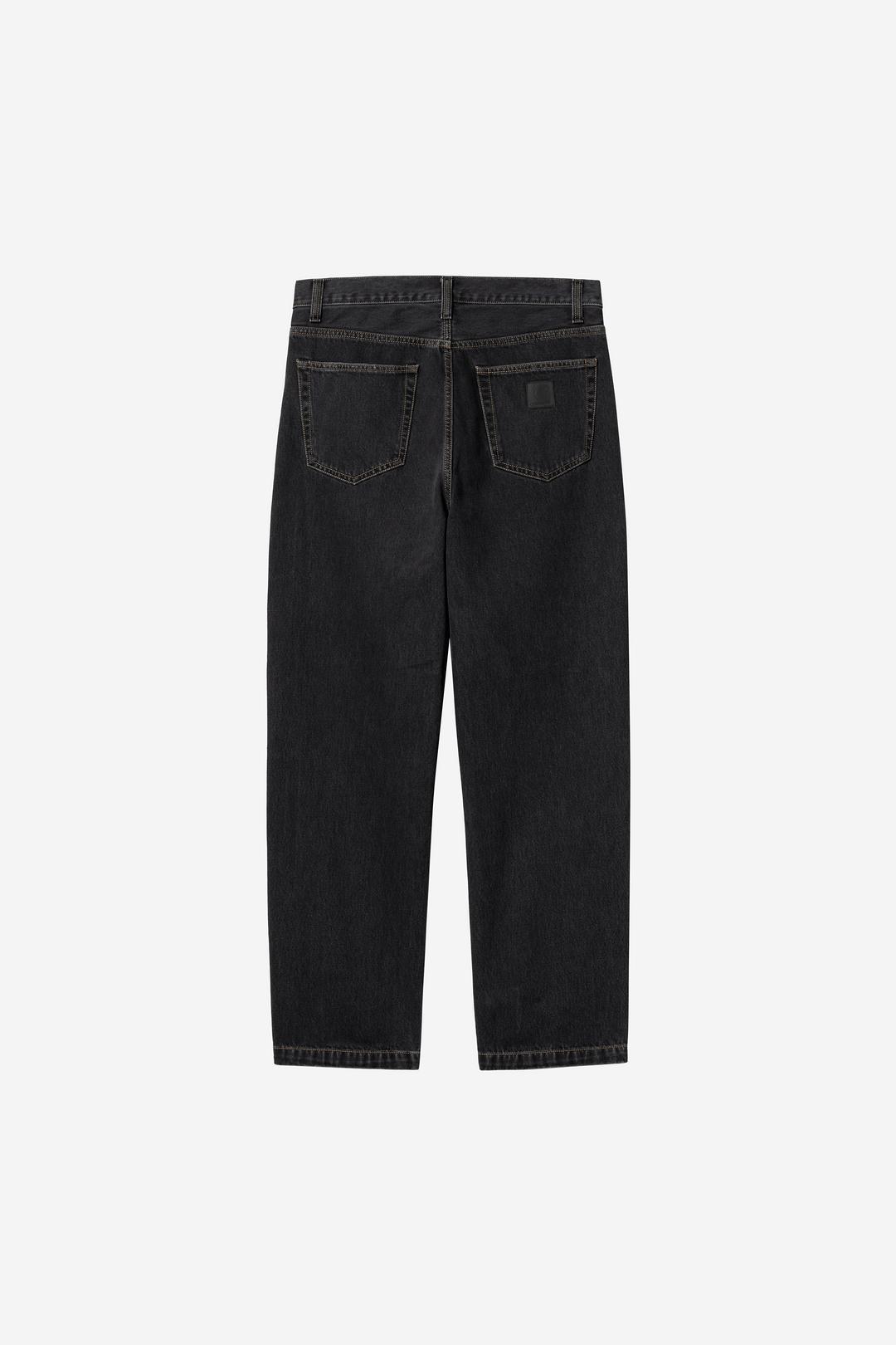 Aaron Pant Black stone washed no length