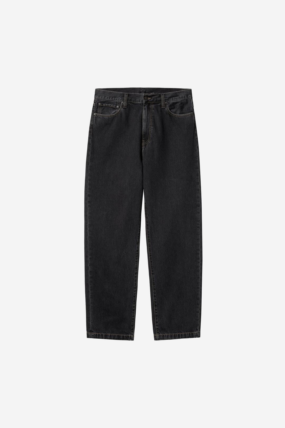 Aaron Pant Black stone washed no length