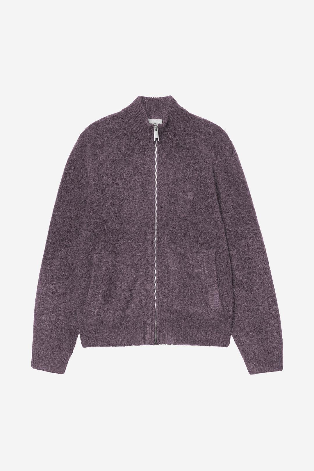 Curtis Sweater Jacket Tangled Shady Purple