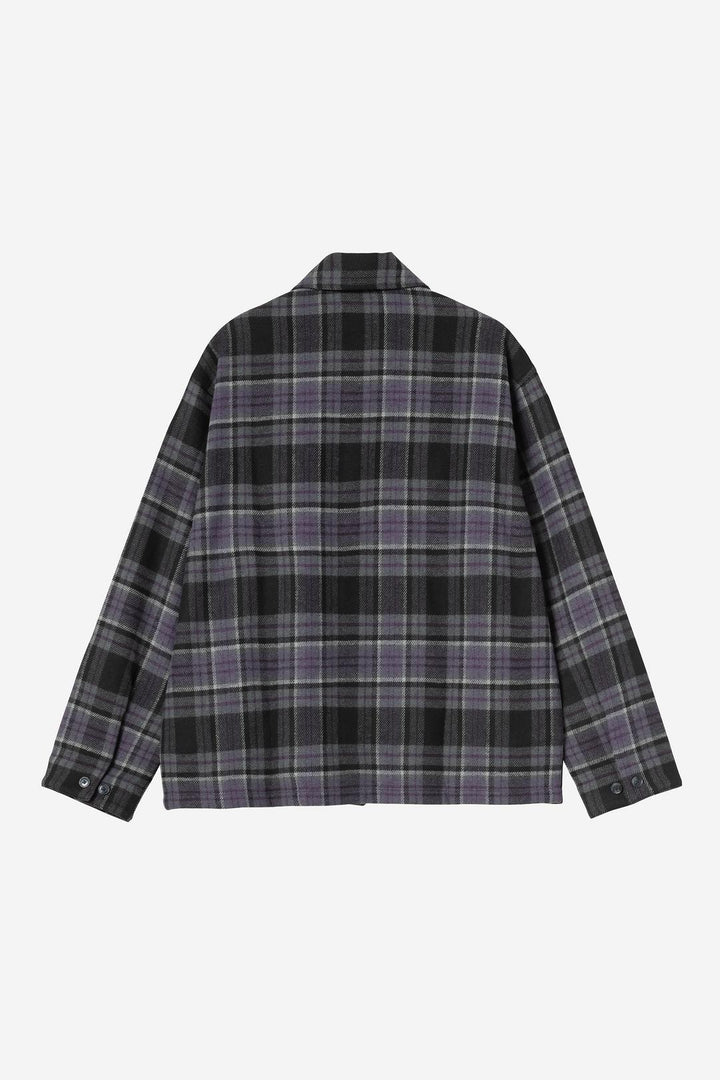 L/S Parson Shirt Parson Check, Shady Purple