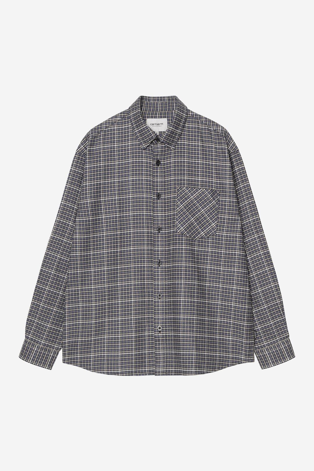 L/S Todrick Shirt Todrick Houndstooth, Icesh
