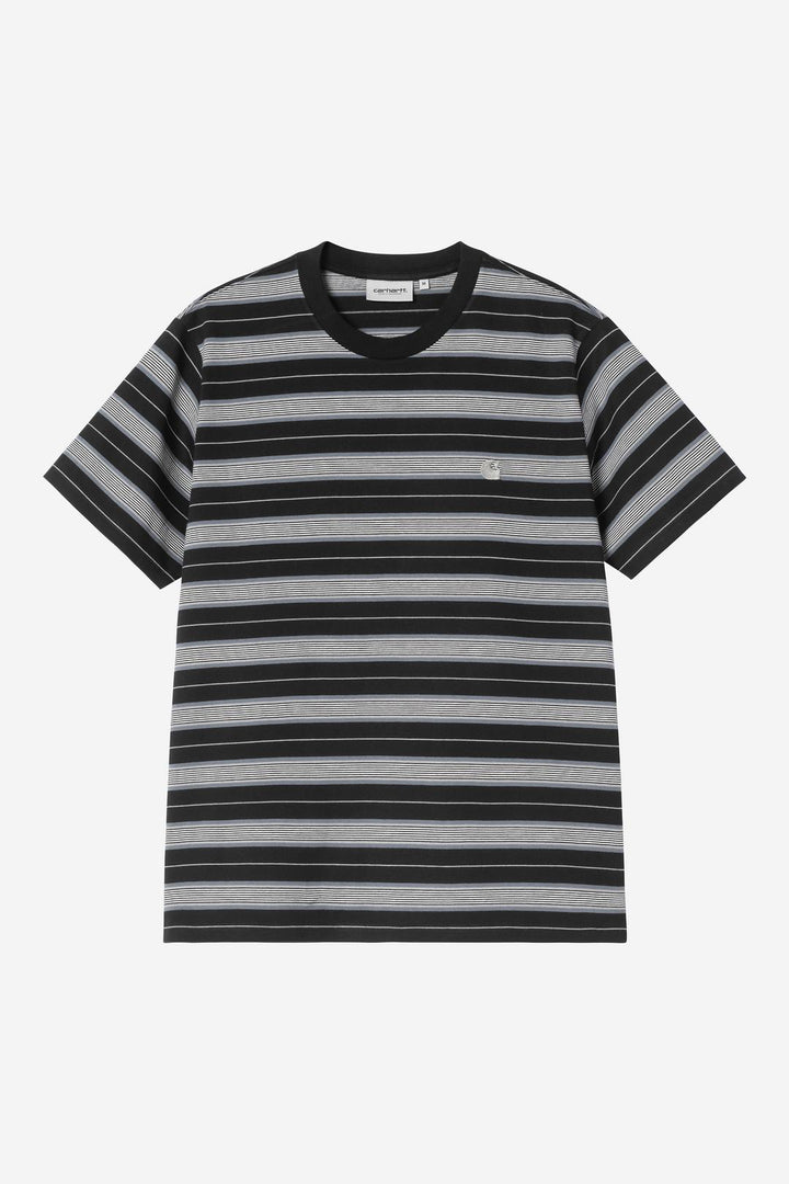 S/S Bronson T-Shirt Bronson Stripe, Black