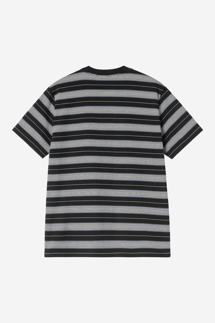 S/S Bronson T-Shirt Bronson Stripe, Black