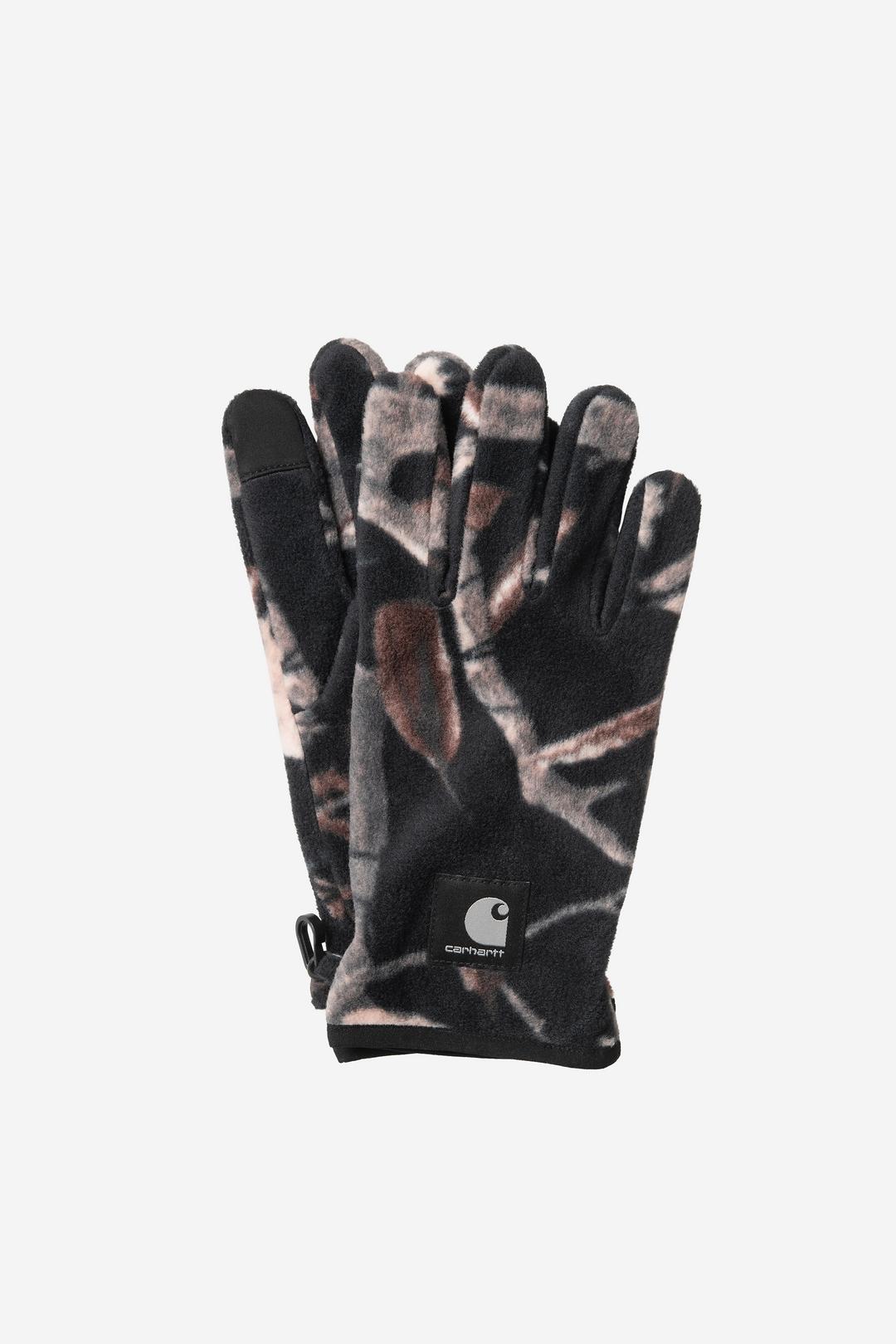 Blevin Gloves Camo Feather Tree, Black