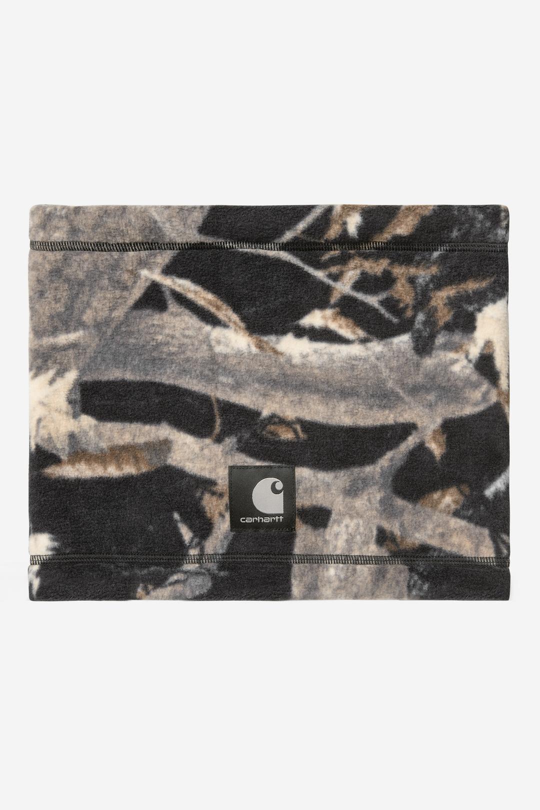 Blevin Neckwarmer Camo Feather Tree, Black ---  One Size Fits All
