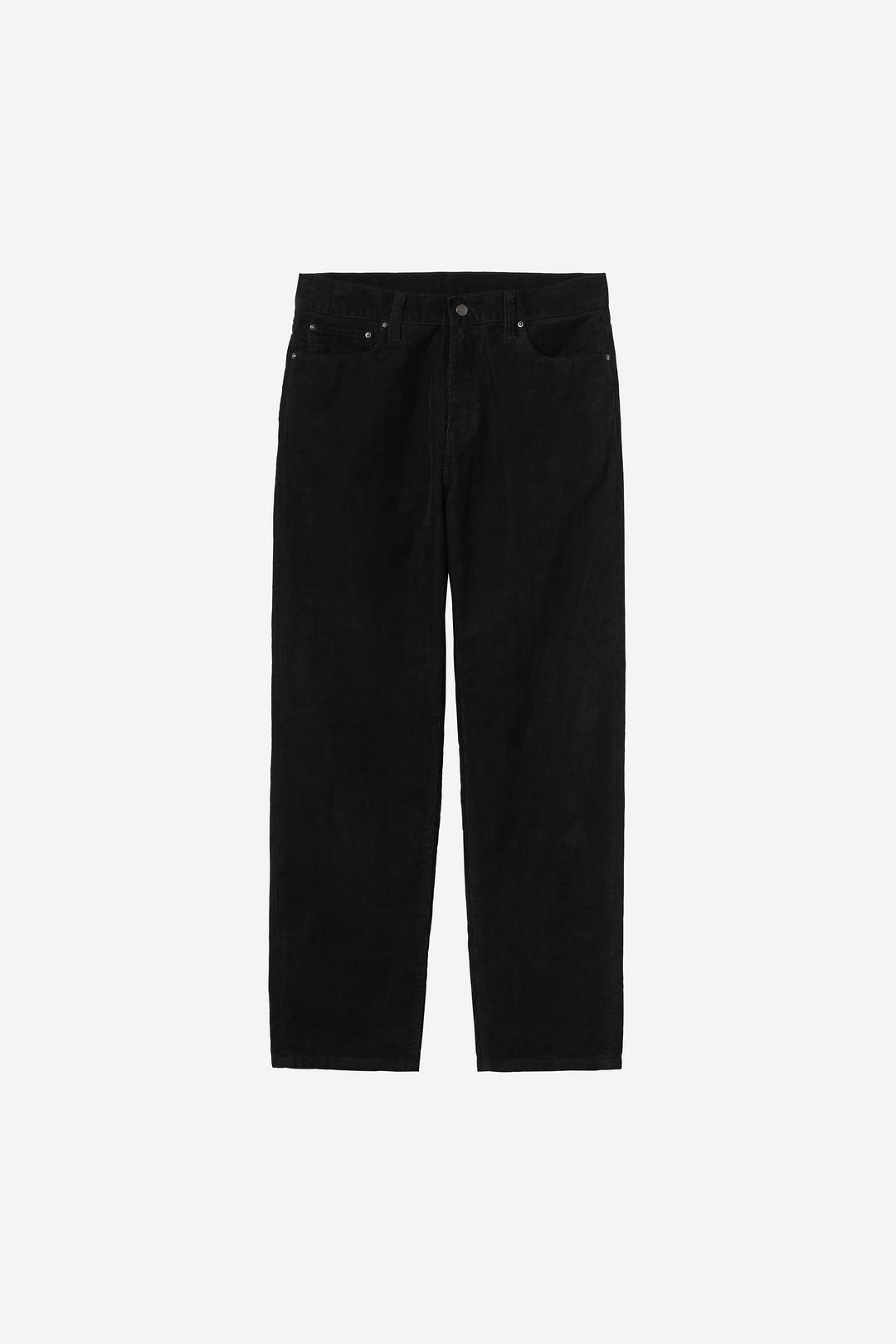Aaron Pant Black rinsed - corduroy