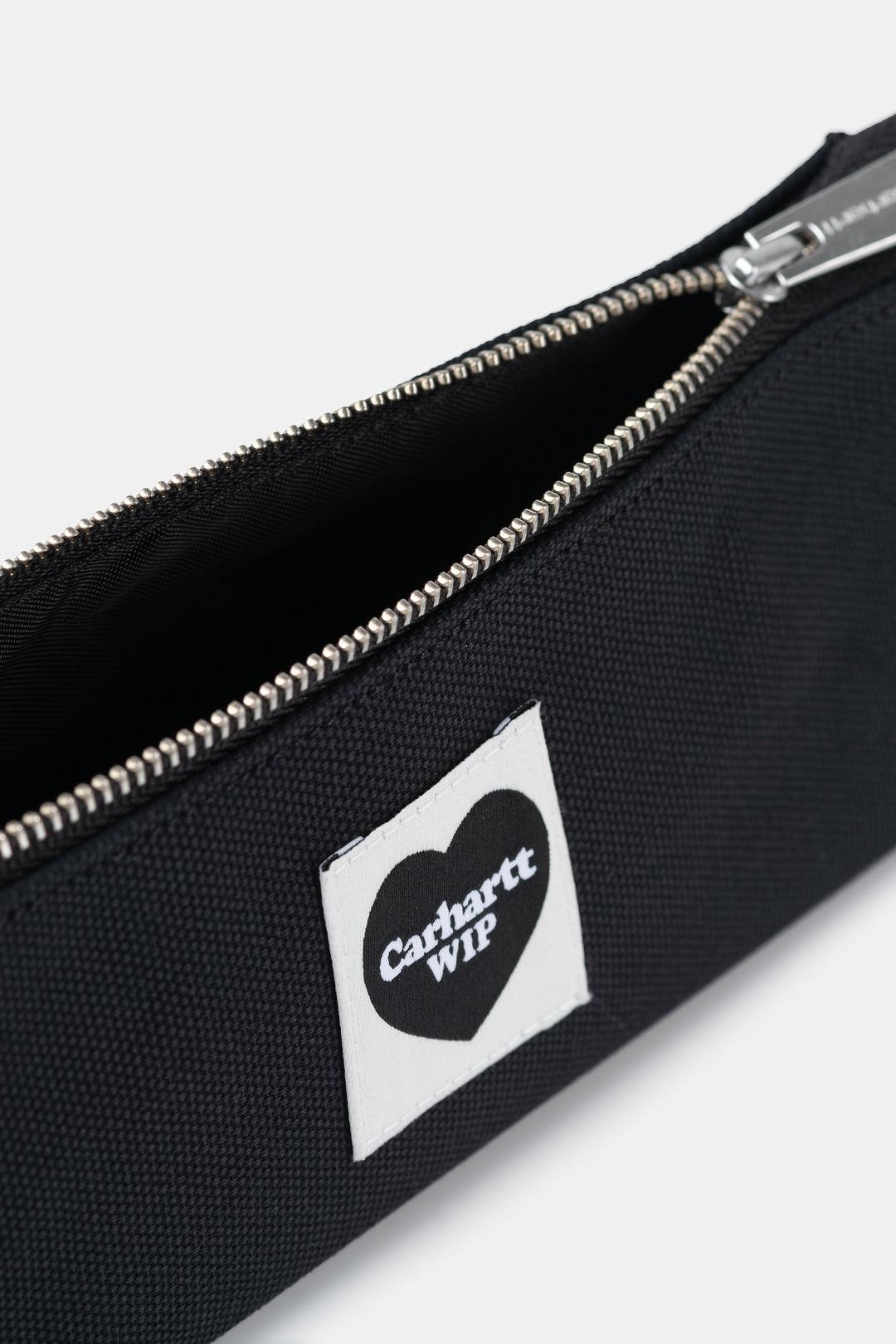 Heart Pencil Case - Black