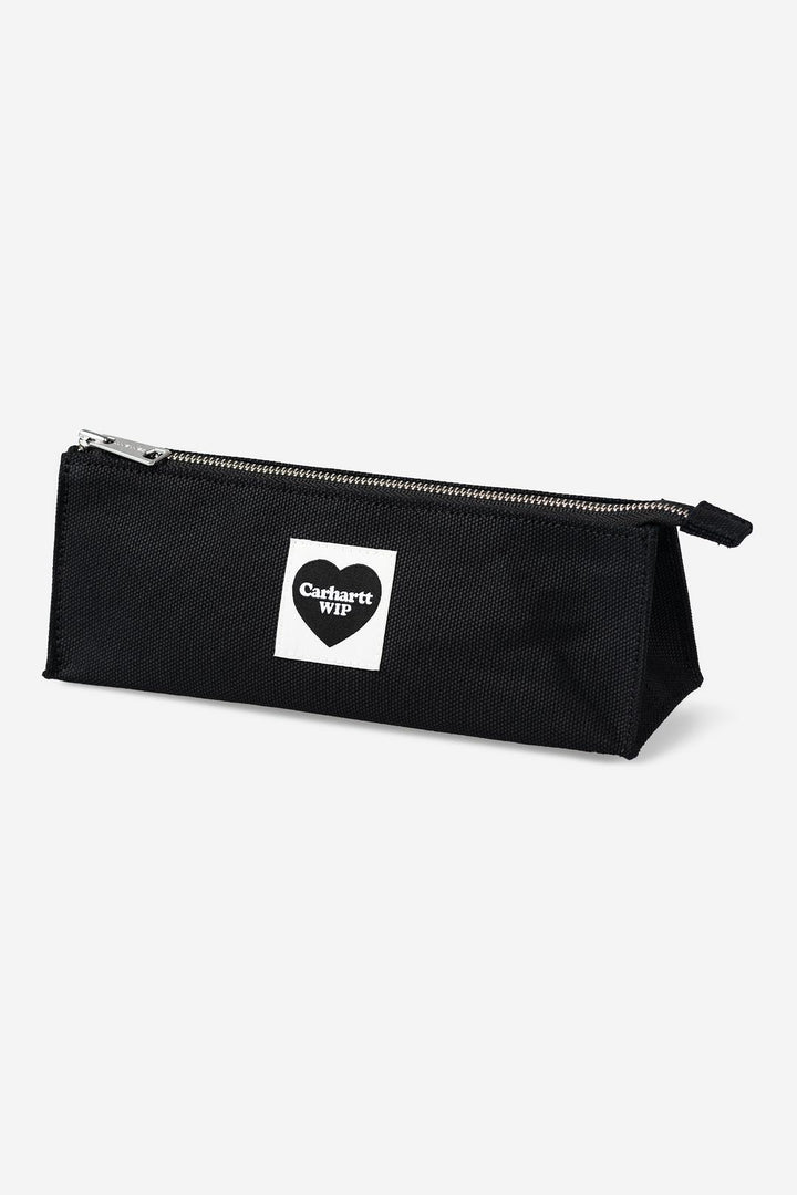 Heart Pencil Case - Black