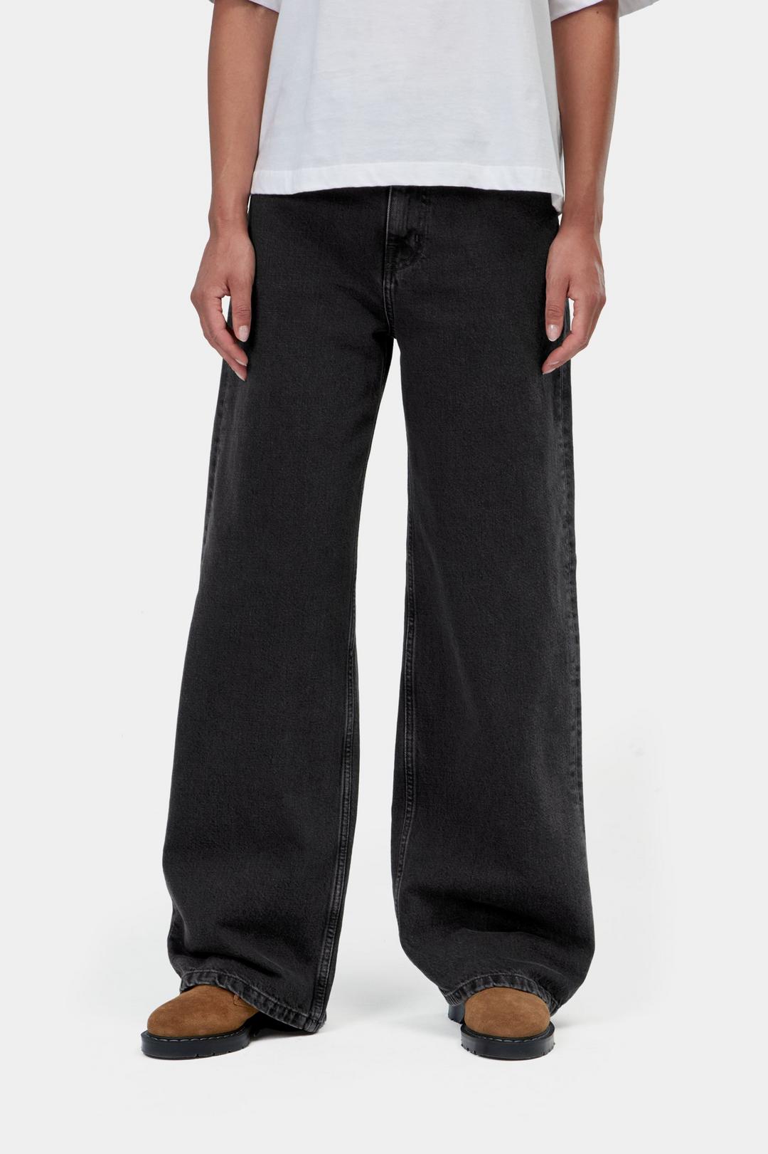 W' Jane Pant Black heavy stone wash - new
