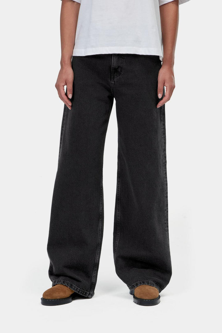 W' Jane Pant Black heavy stone wash - new