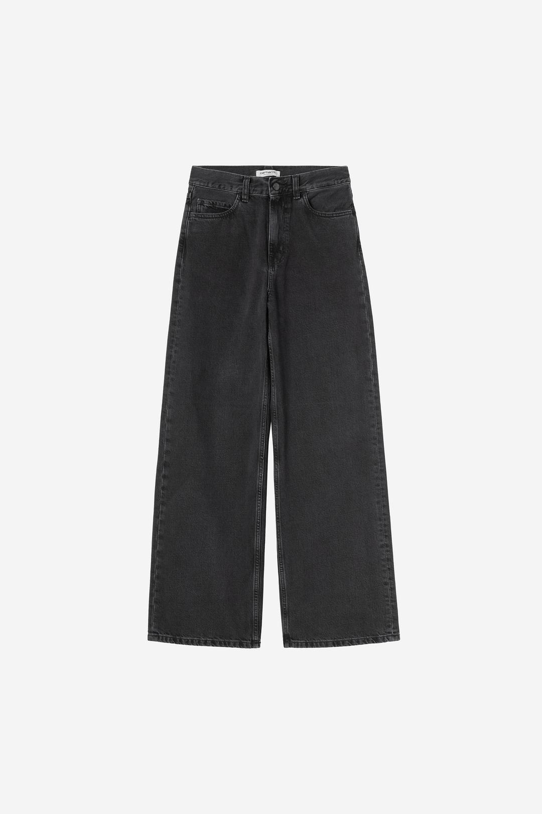 W' Jane Pant Black heavy stone wash - new