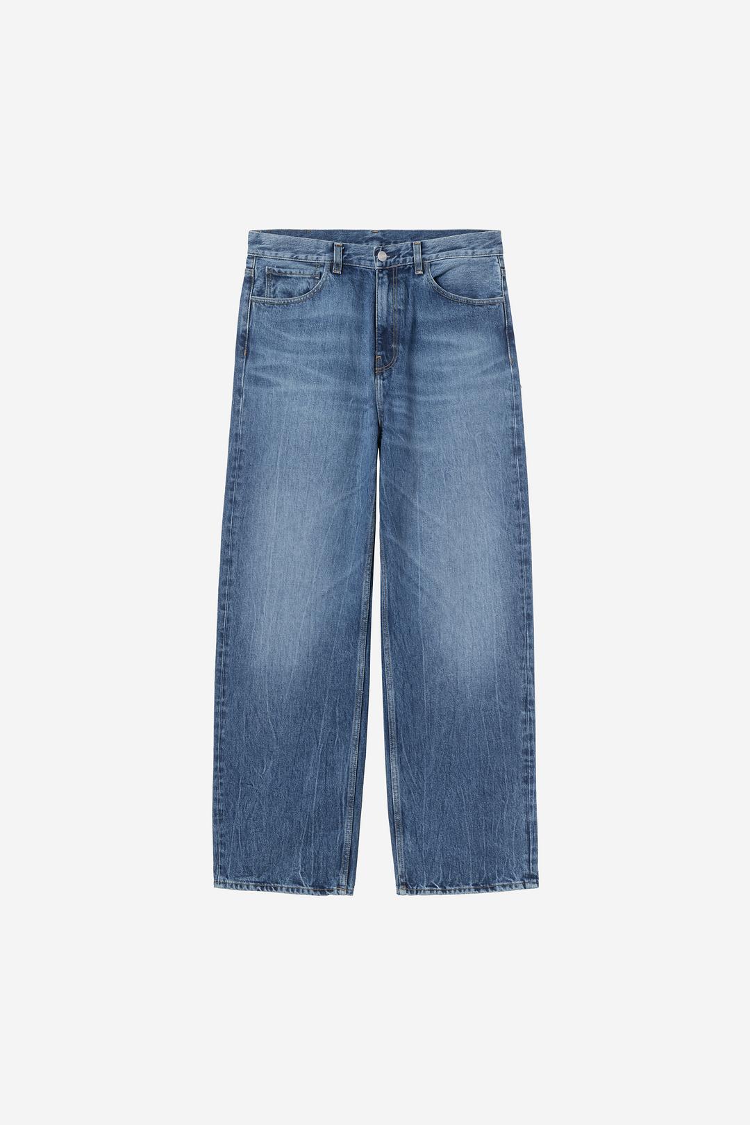 Payson Pant Blue marble used wash no