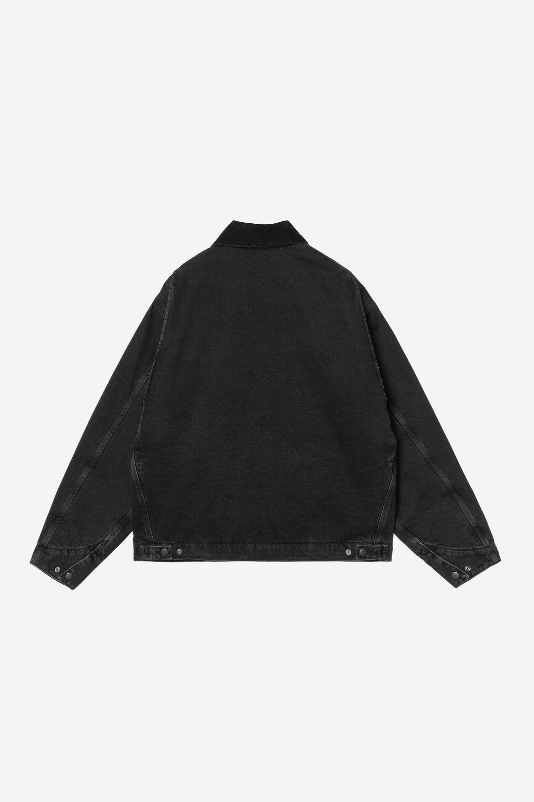 OG Detroit Jacket Black / Black, Stone washed