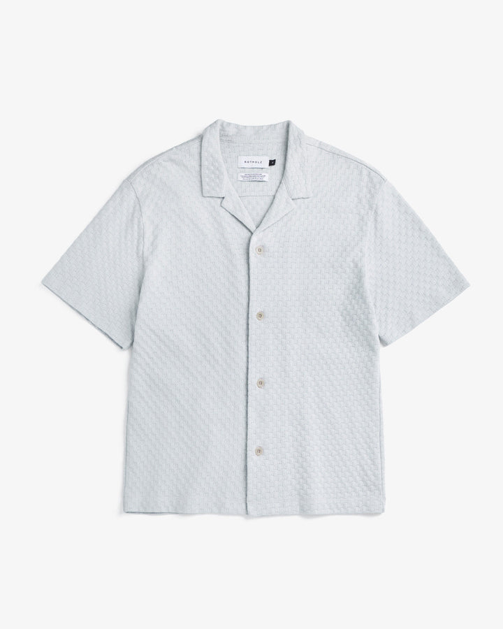 Knit Bowling Shirt - Moonlight Grey