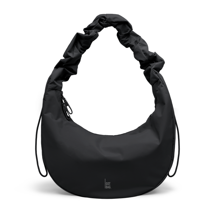 MOON BAG RUFFLE - black