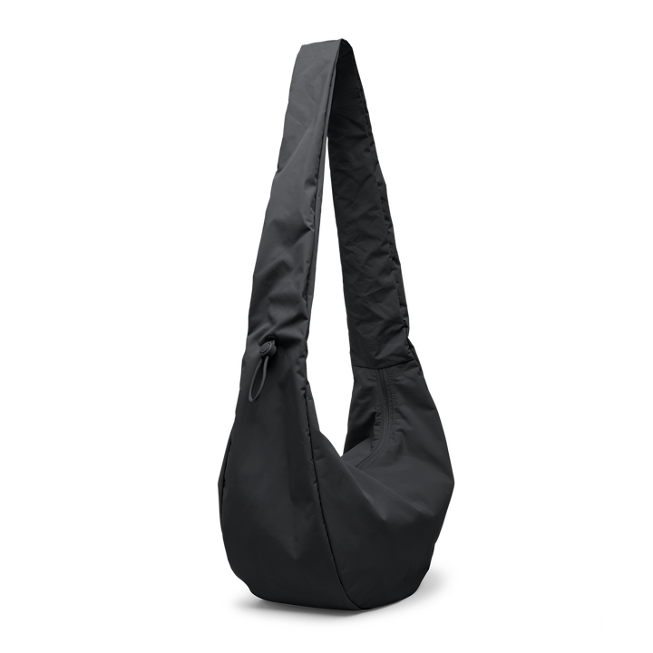 MOON BAG RUFFLE - black