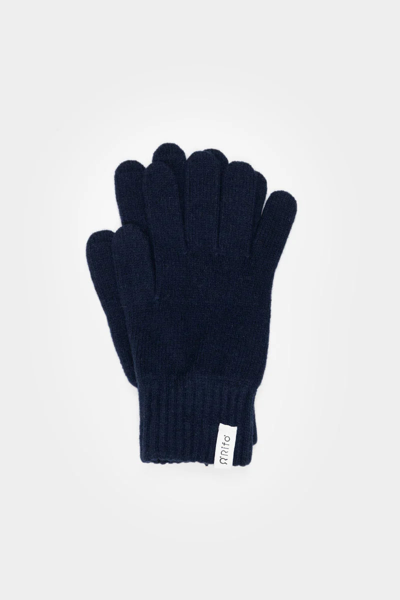 cashmere gloves - blue mora