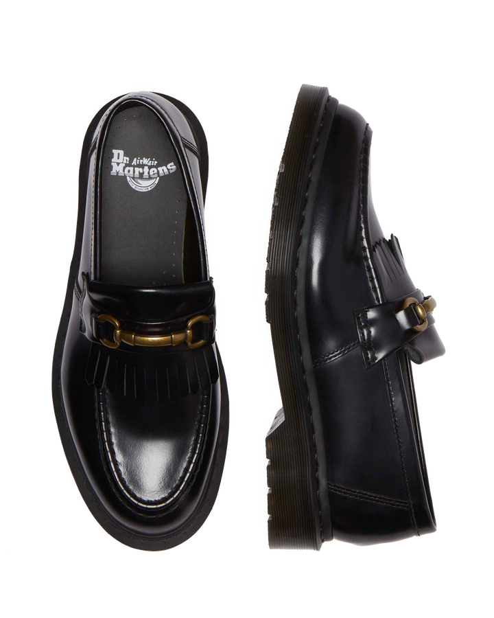 ADRIAN SNAFFLE BLACK POLISHED SMOOTH