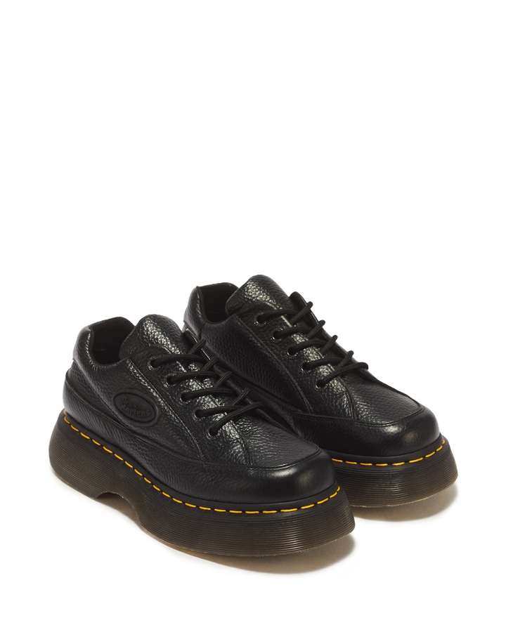 BUZZ 5I BLACK MILLED NAPPA LEATHER