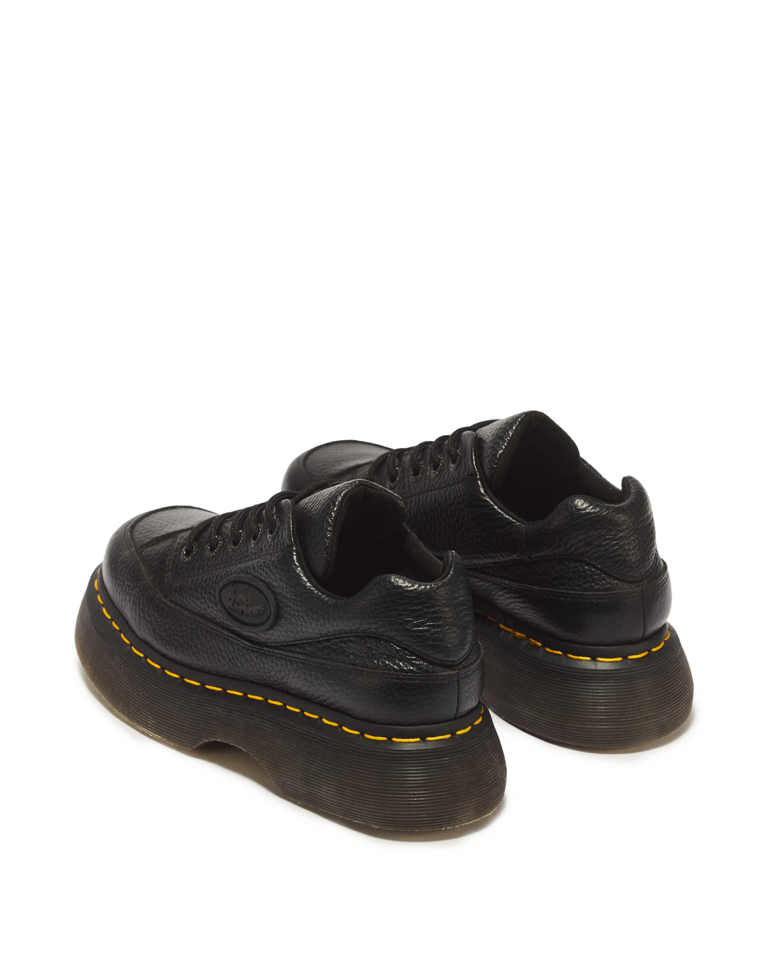 BUZZ 5I BLACK MILLED NAPPA LEATHER