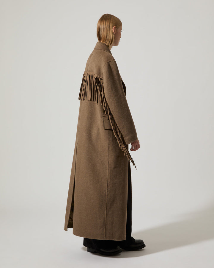 Olivia Fringes  - Taupe