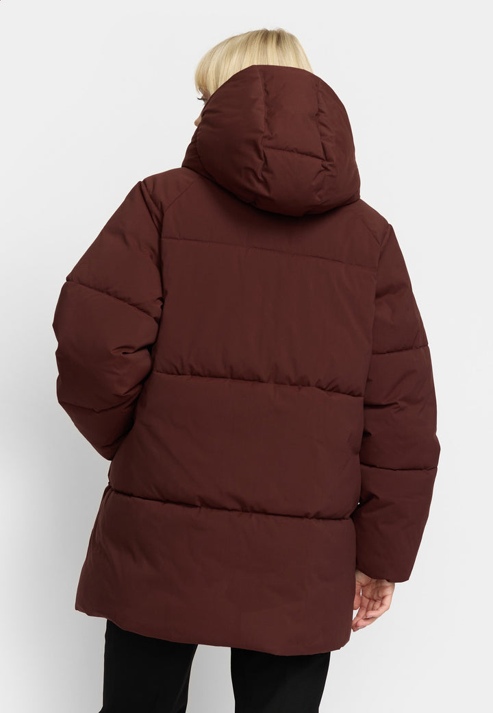 Oversized Puffer  - burgundy