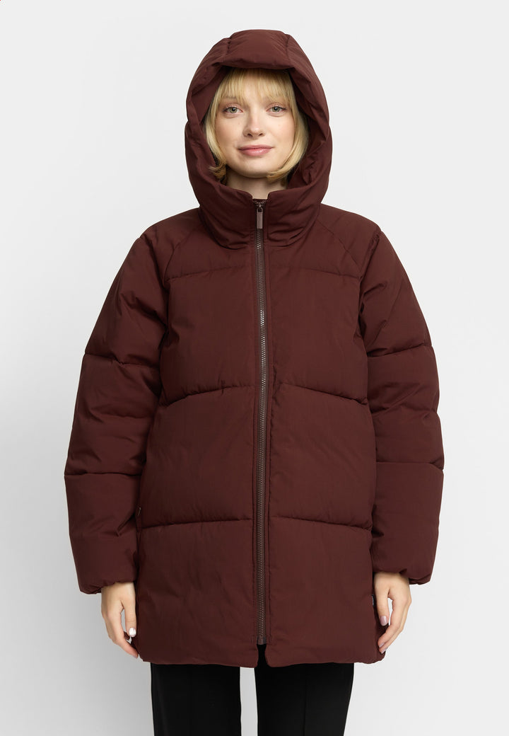 Oversized Puffer  - burgundy