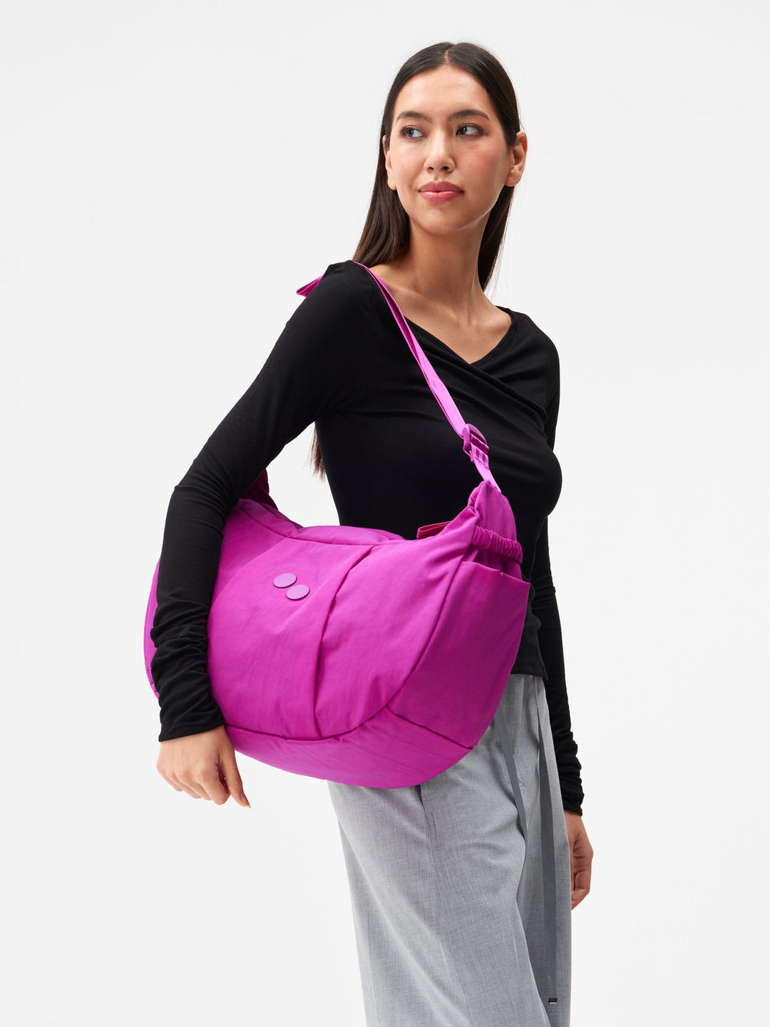 KRUMM LARGE - crinkle Fuchsia