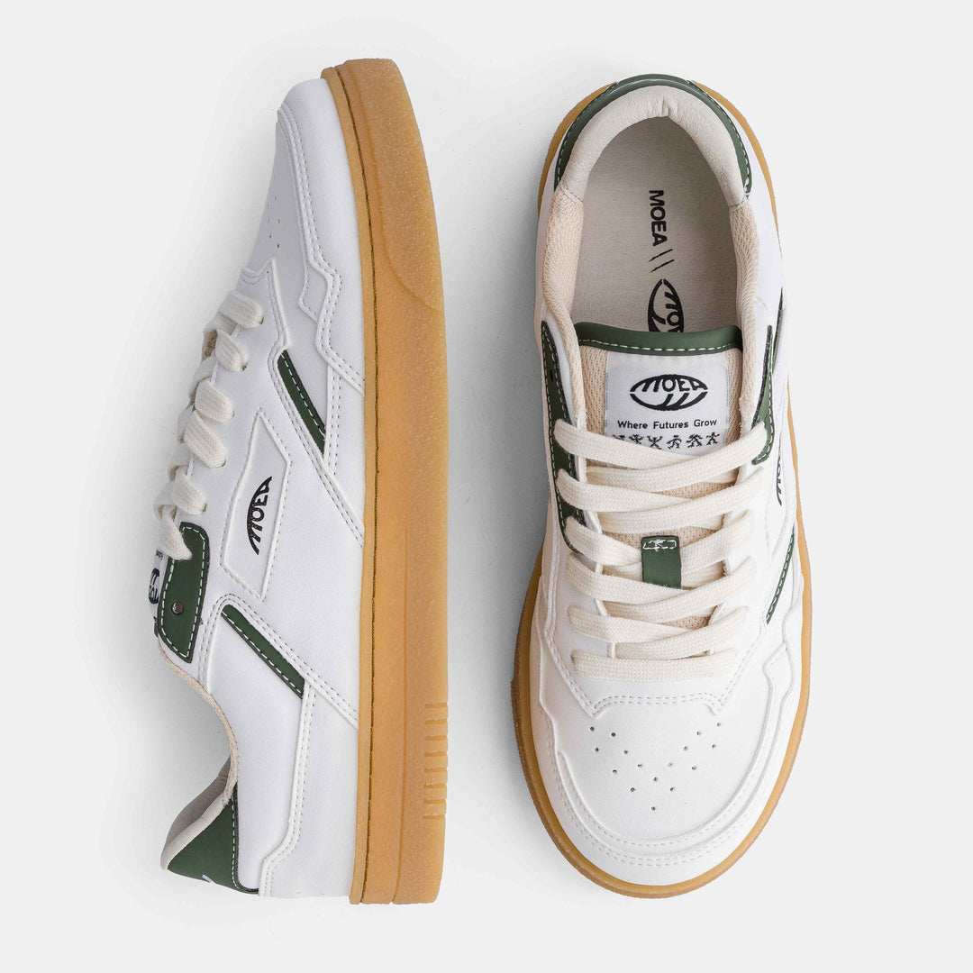 Origin Low - White & Green - Apple