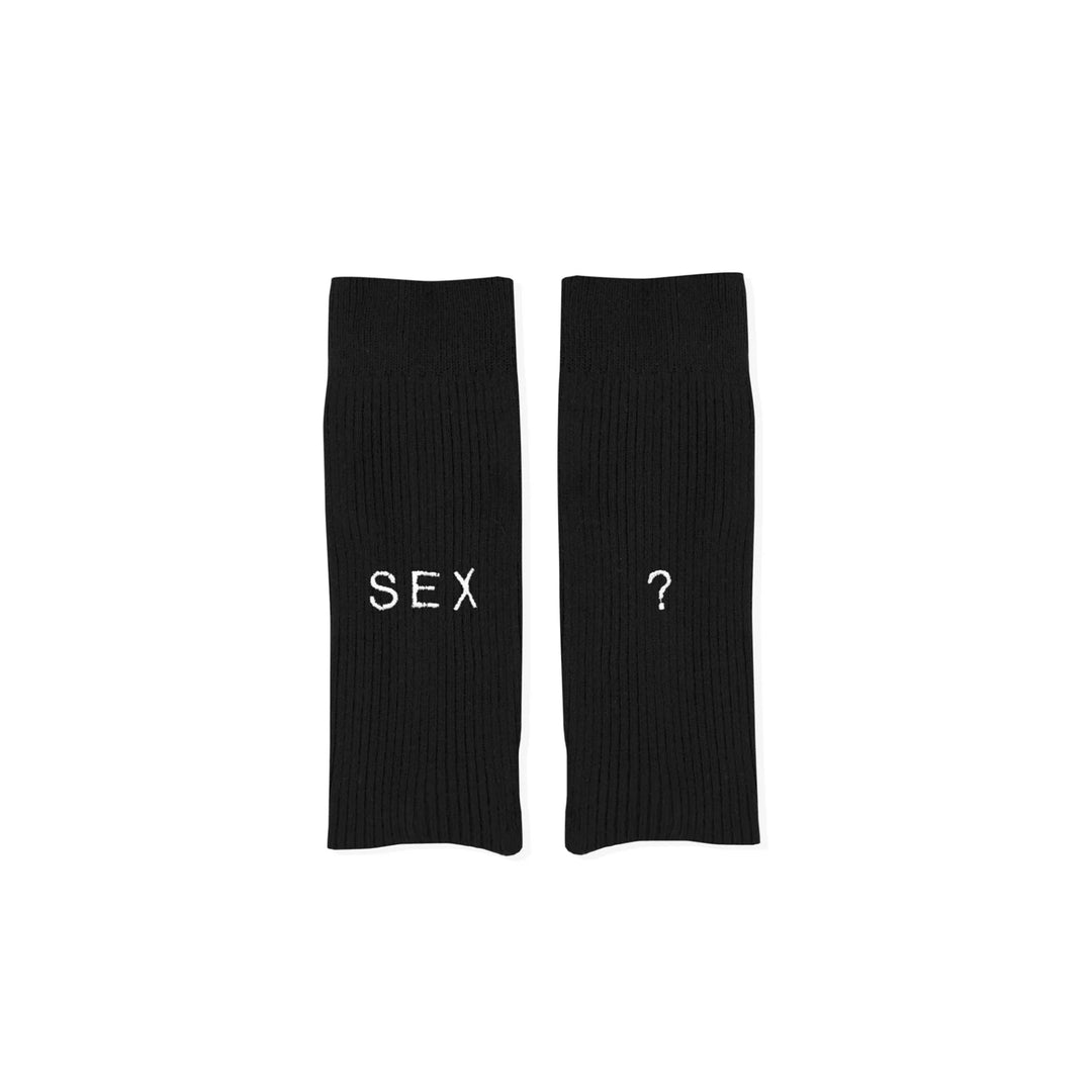 Socken "S*x?" - black