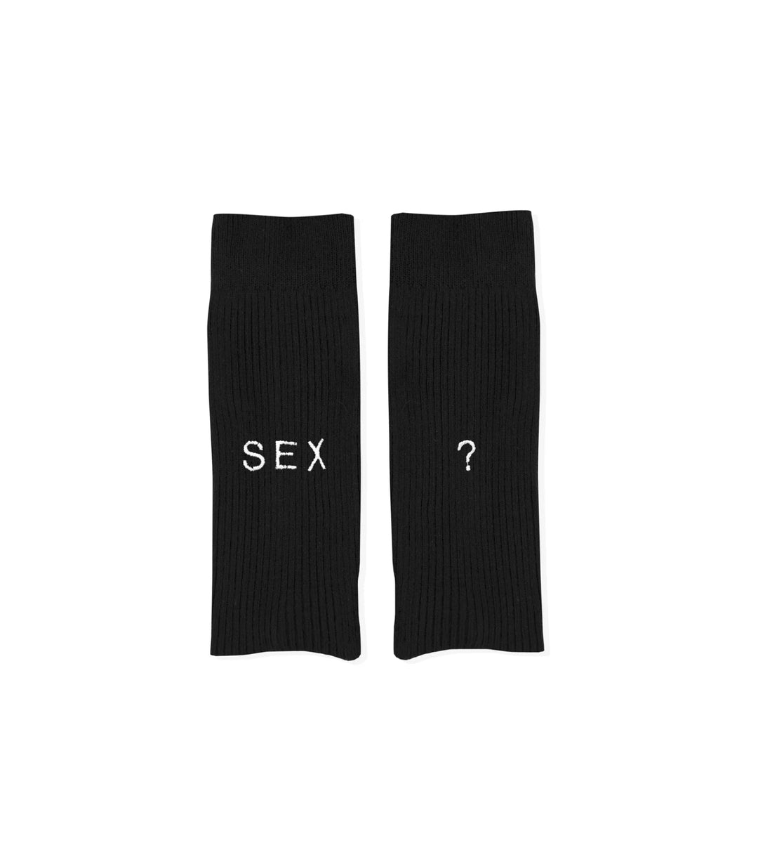 Socken "S*x?" - black