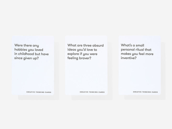 CREATIVE THINKING CARDS - Englisches Kartenspiel zur Förderung von Fantasie, Erfindungsreichtum & Spielfreude | The School of Life