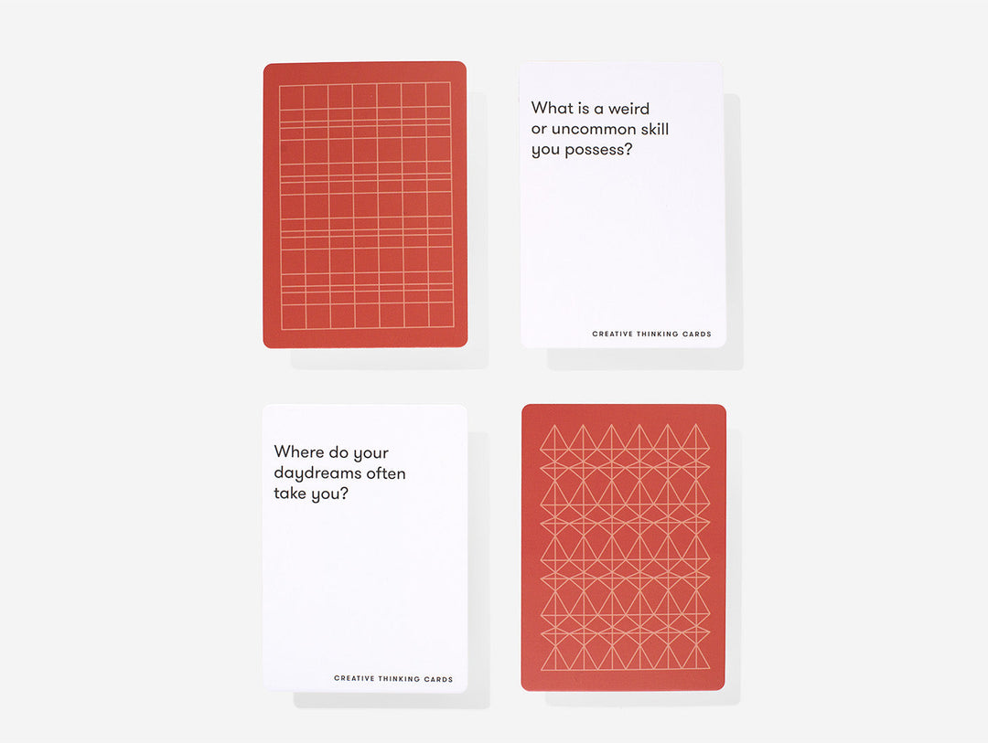 CREATIVE THINKING CARDS - Englisches Kartenspiel zur Förderung von Fantasie, Erfindungsreichtum & Spielfreude | The School of Life