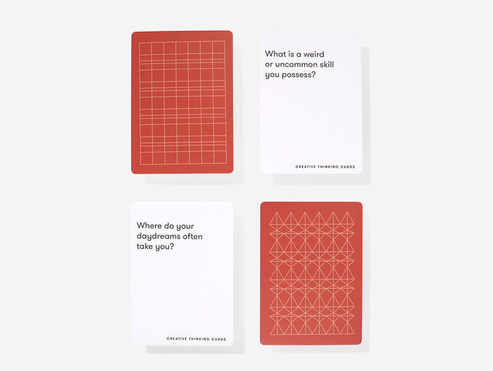 CREATIVE THINKING CARDS - Englisches Kartenspiel zur Förderung von Fantasie, Erfindungsreichtum & Spielfreude | The School of Life