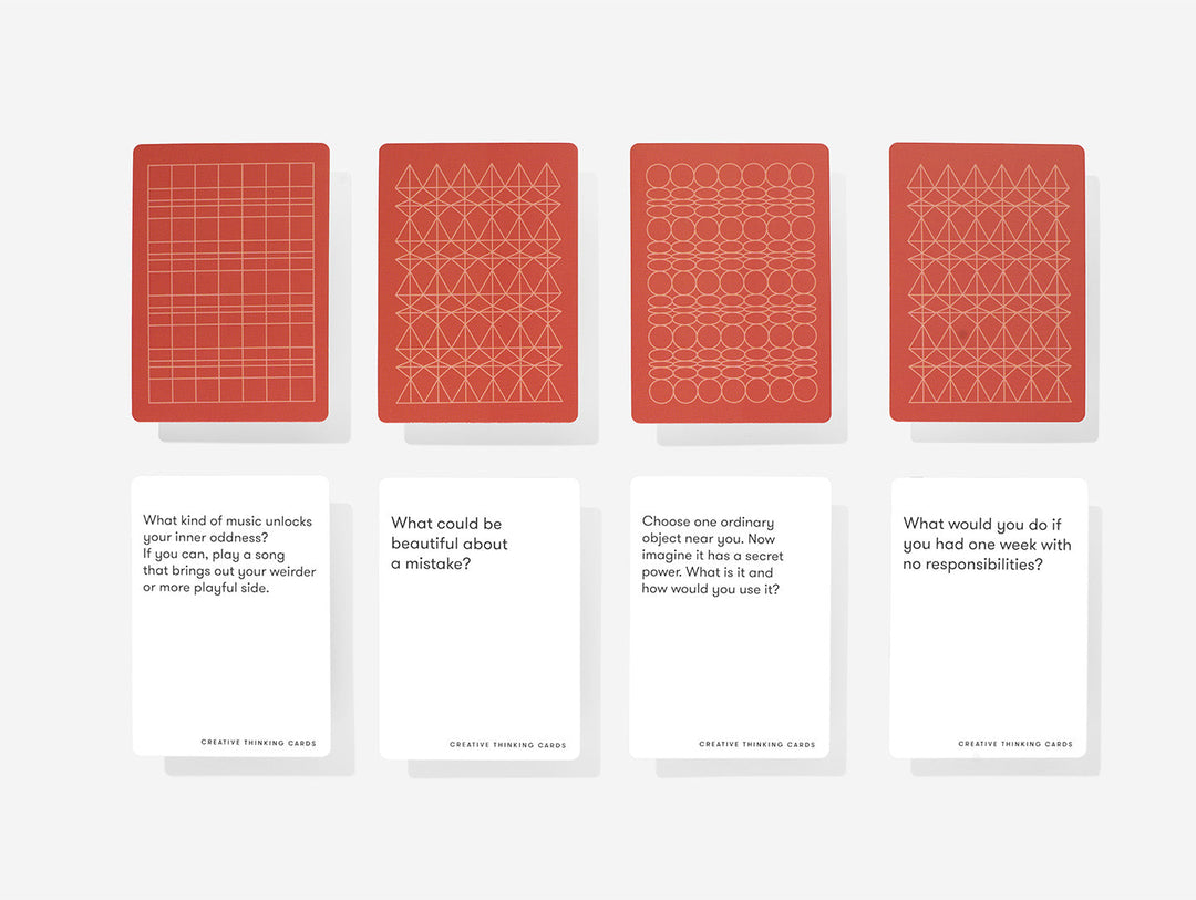 CREATIVE THINKING CARDS - Englisches Kartenspiel zur Förderung von Fantasie, Erfindungsreichtum & Spielfreude | The School of Life