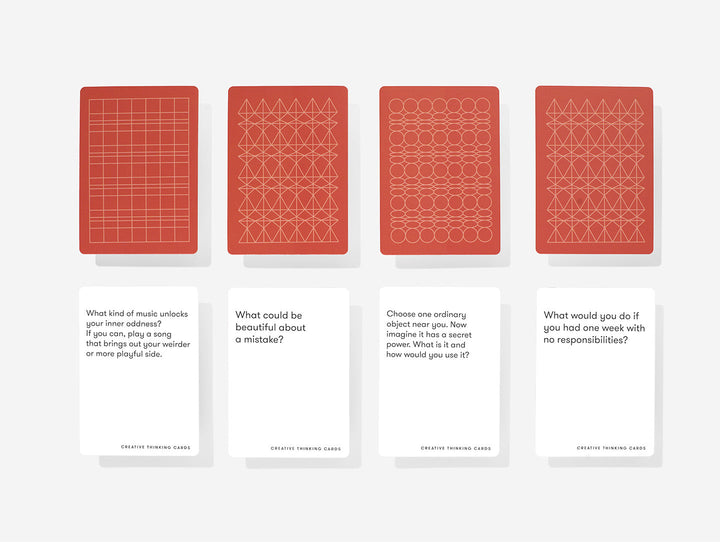 CREATIVE THINKING CARDS - Englisches Kartenspiel zur Förderung von Fantasie, Erfindungsreichtum & Spielfreude | The School of Life