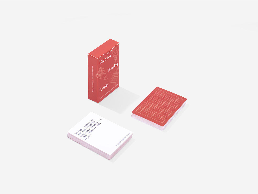 CREATIVE THINKING CARDS - Englisches Kartenspiel zur Förderung von Fantasie, Erfindungsreichtum & Spielfreude | The School of Life