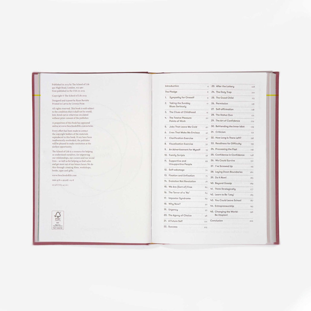 Workbook "The Career Workbook" - Englisch | The School of Life