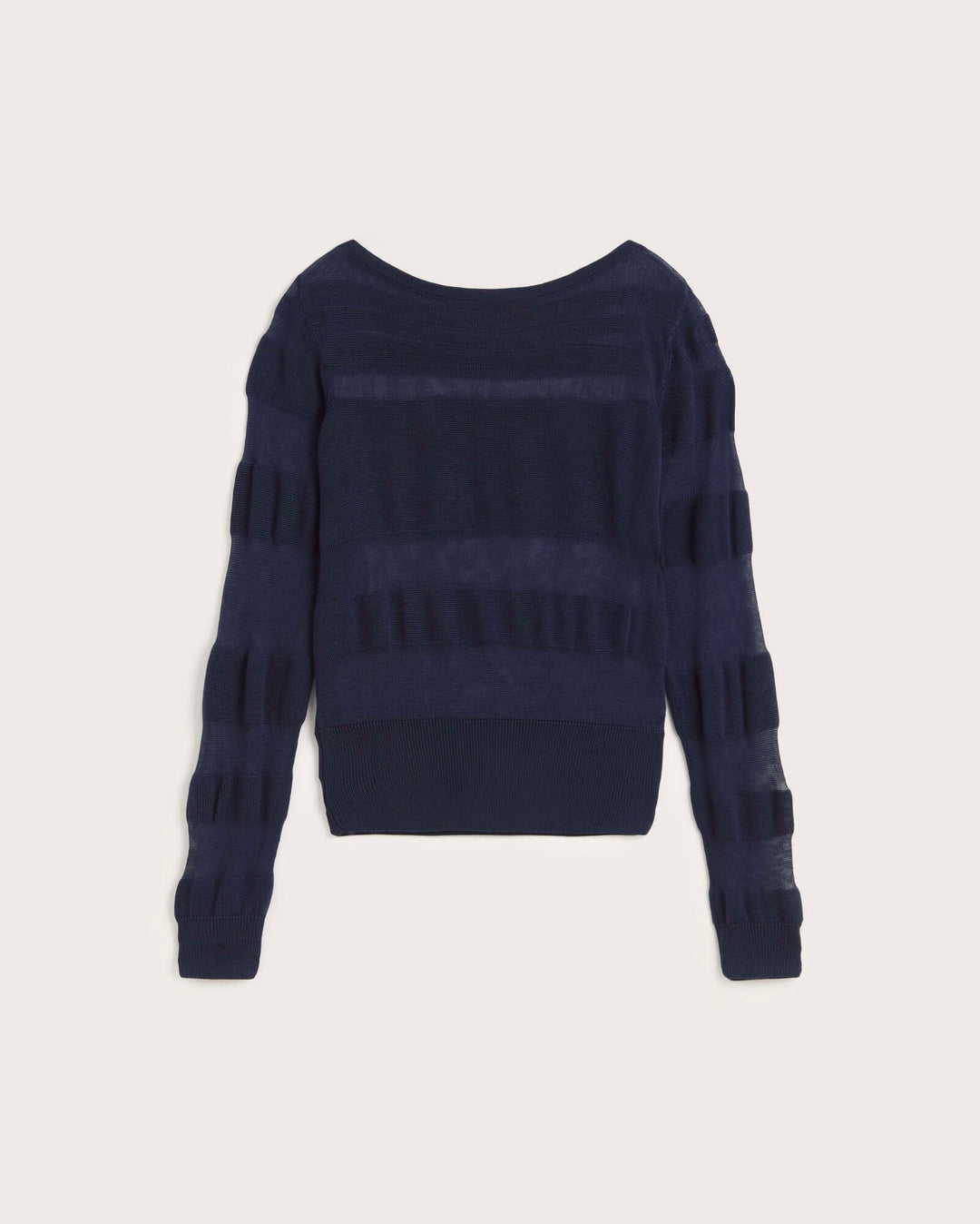 KNITTED SWEATER - NAVY RAVEN
